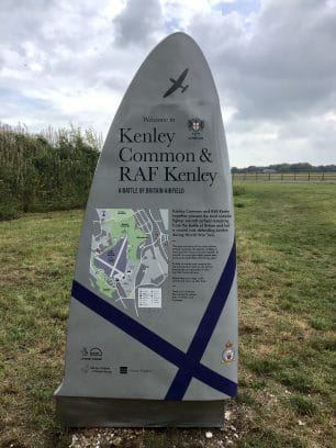 Information board for Kenley Common and RAF Kenley